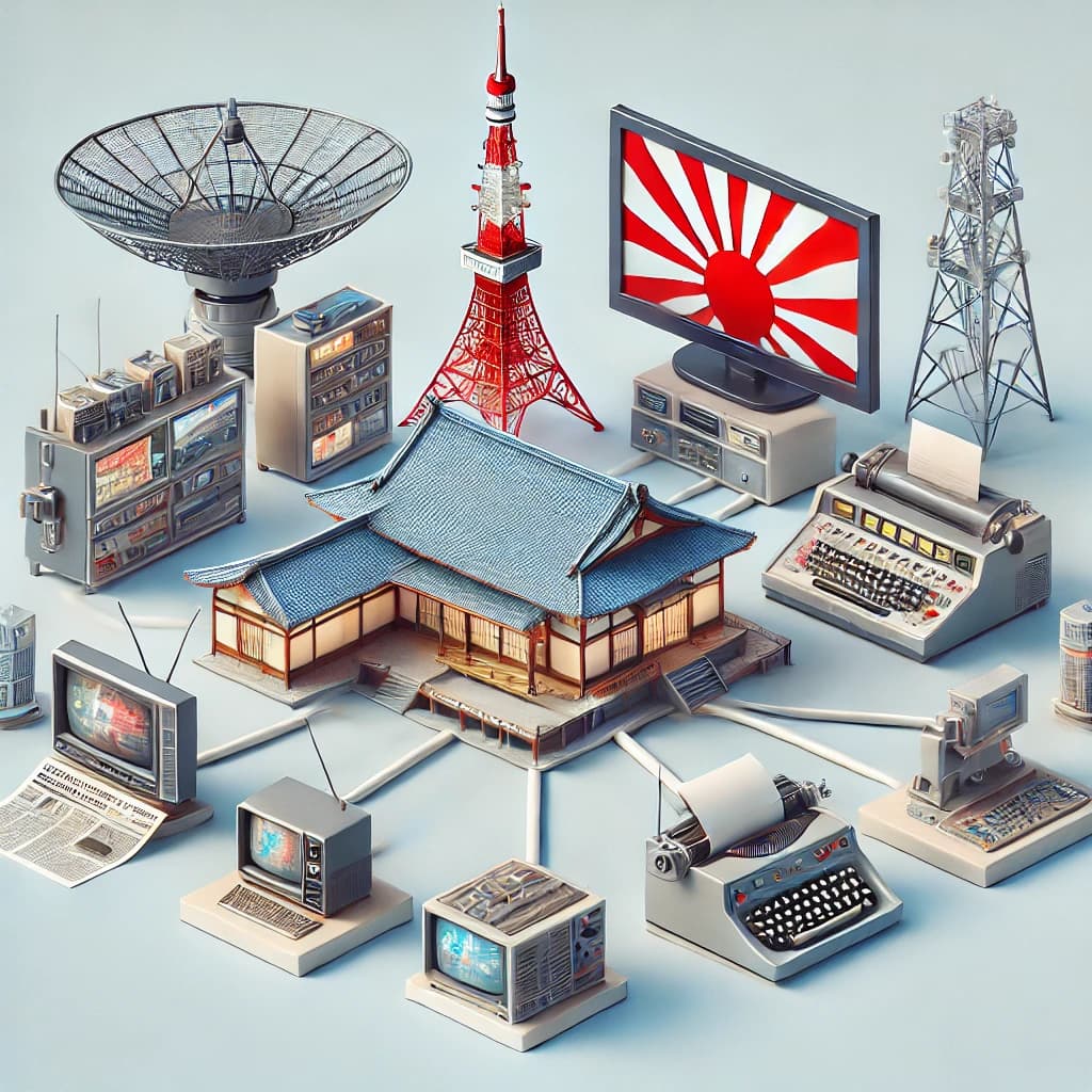日本のメディア構造を理解しよう！～新聞社、テレビ局、NHKの関係図～｜政治カフェ powered by AI